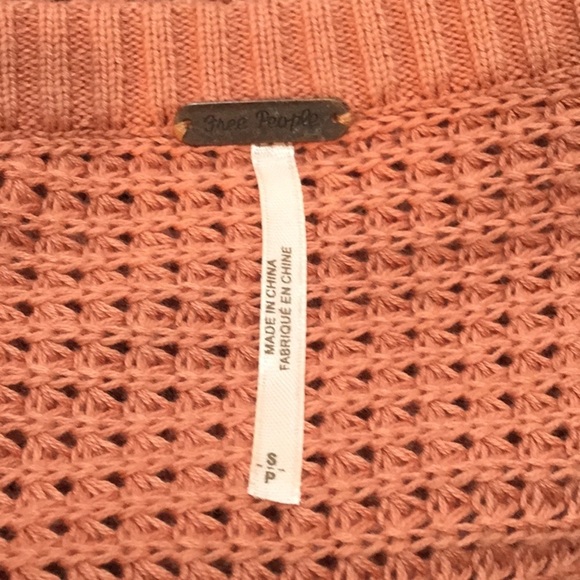 Free People Sunrise Cold Shoulder Sweater Small - Picture 7 of 8
